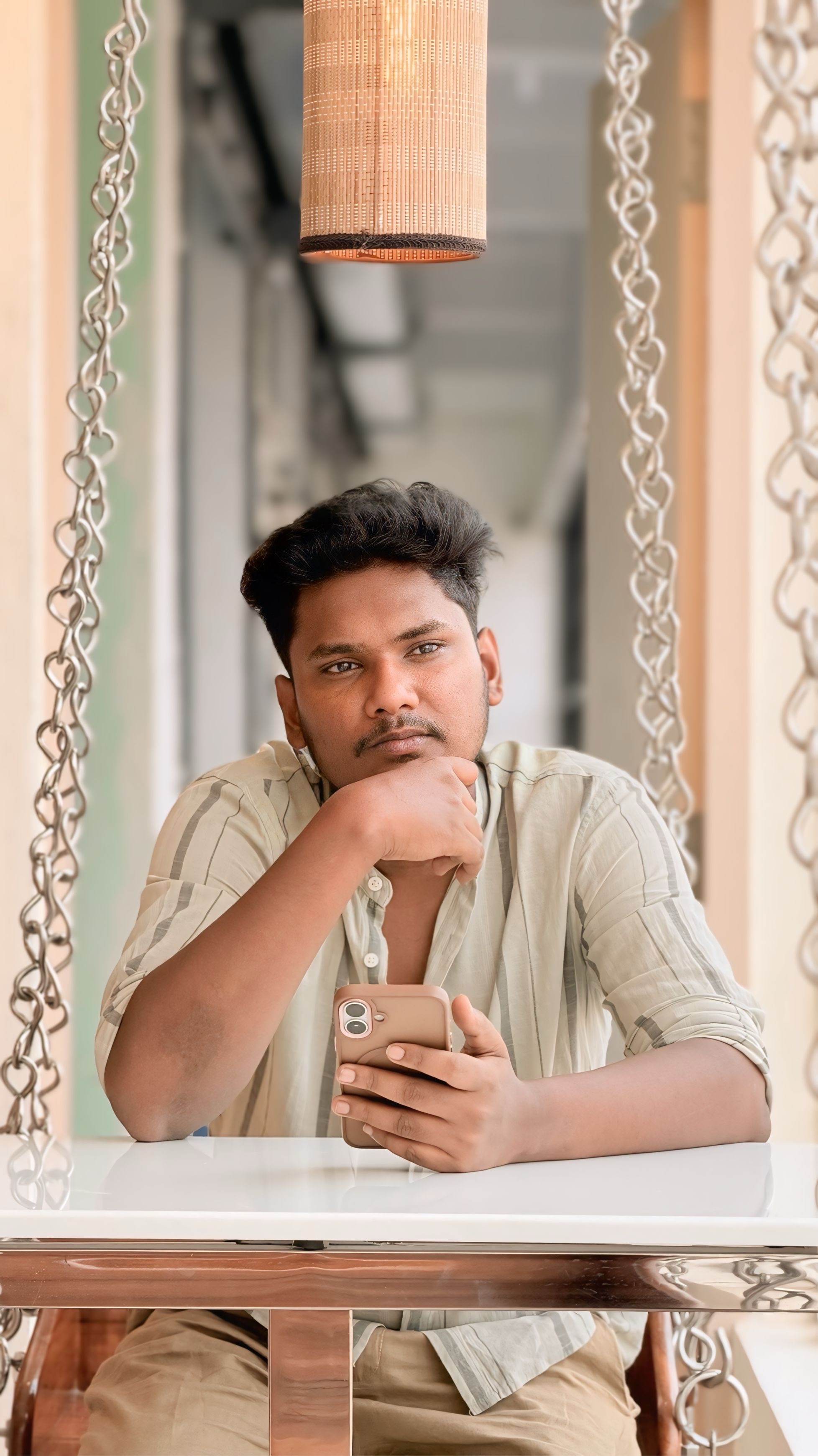 Balaji G at the editing suite