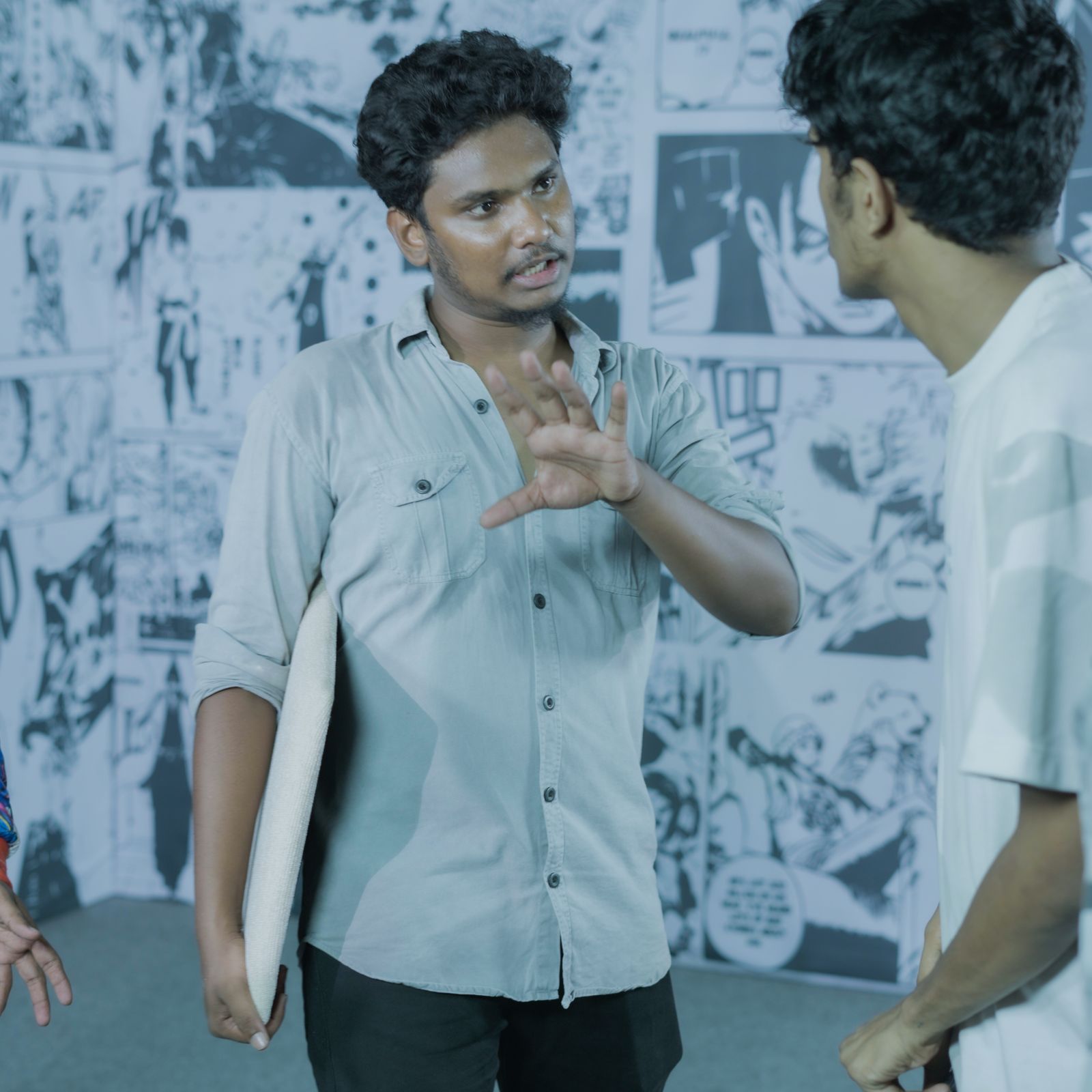 Directing on set